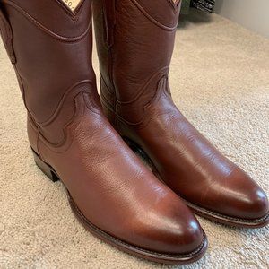 Tecovas "The Earl" Men's Roper Boots - Bourbon Calf, 10, D